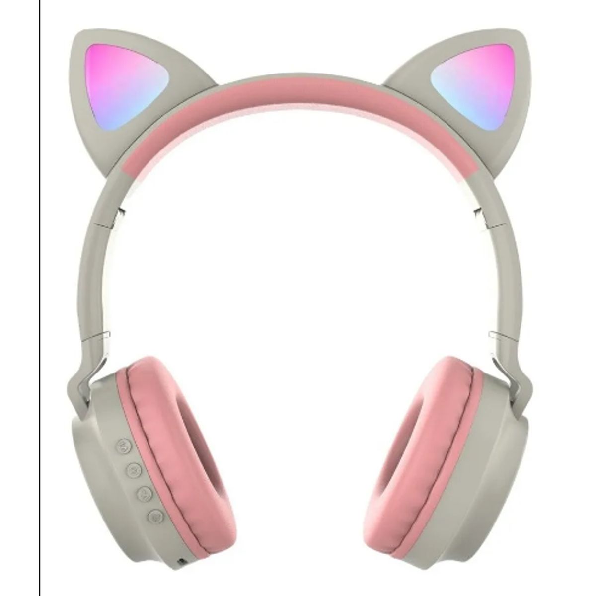 GENERICO - Audífonos Bluetooth Inalámbricos Para Niños Led Gamer Gato