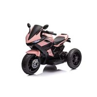 Moto a bateria tres ruedas Rosado