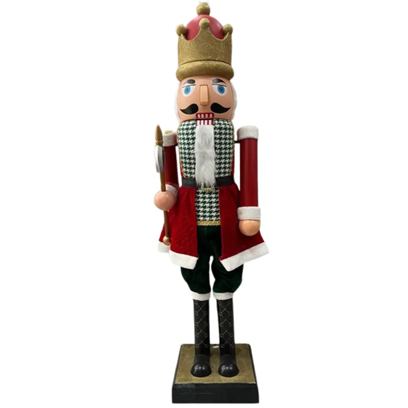 ARTIHOGAR - Cascanueces Musical  Gigante Soldado 160 Cm Luces y Movimiento