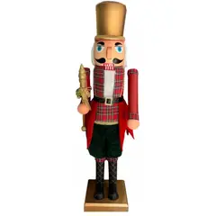 ARTIHOGAR - Cascanueces Musical Gigante Soldado 160 Cm Luces y Movimiento