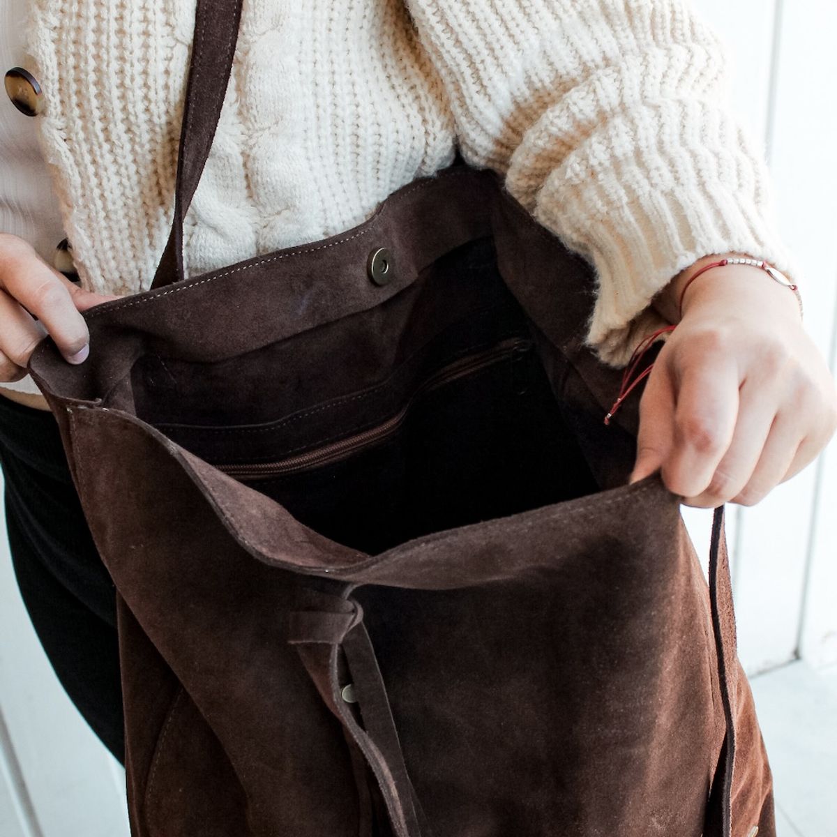 KAI CUEROS - Cartera Tote Bag Cuero