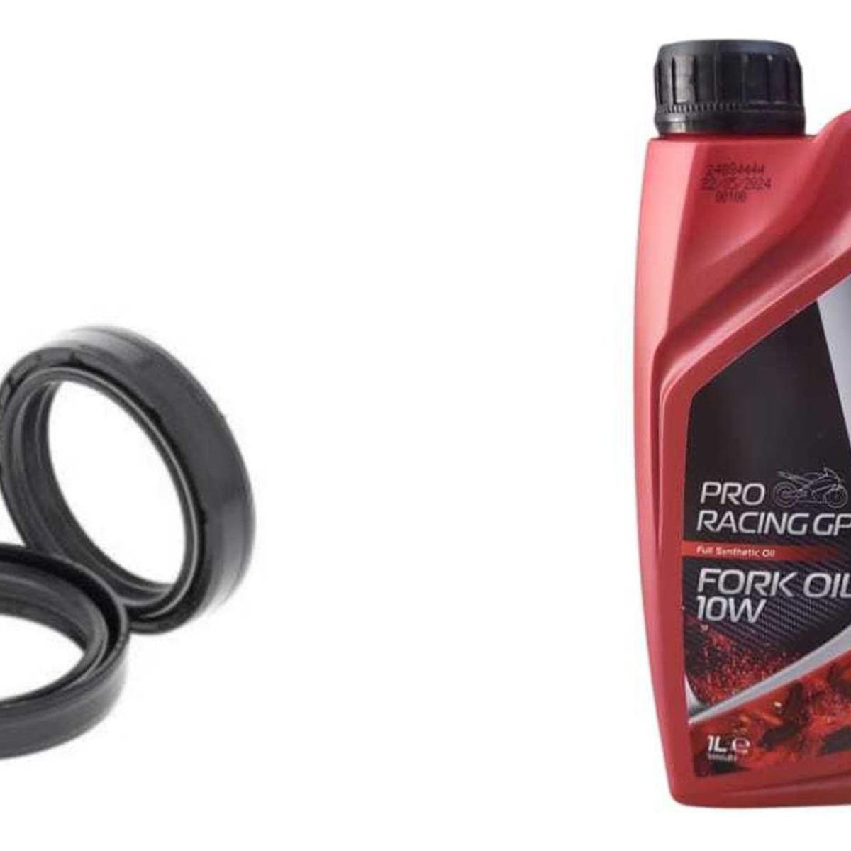 GENERICO - Kit Retenes Telescopicas + Liquido Honda Xr125 Xr150 Xr190