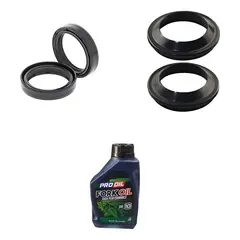 GENERICO - Kit Retenes Telescopicas + Guardapolvos + Liquido Xblade 160