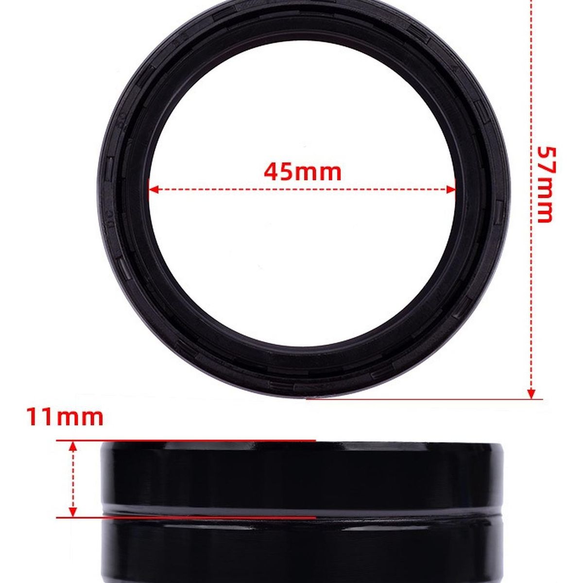 GENERICO - Retenes Telescopicas Moto 45x57x11 Japones 2un