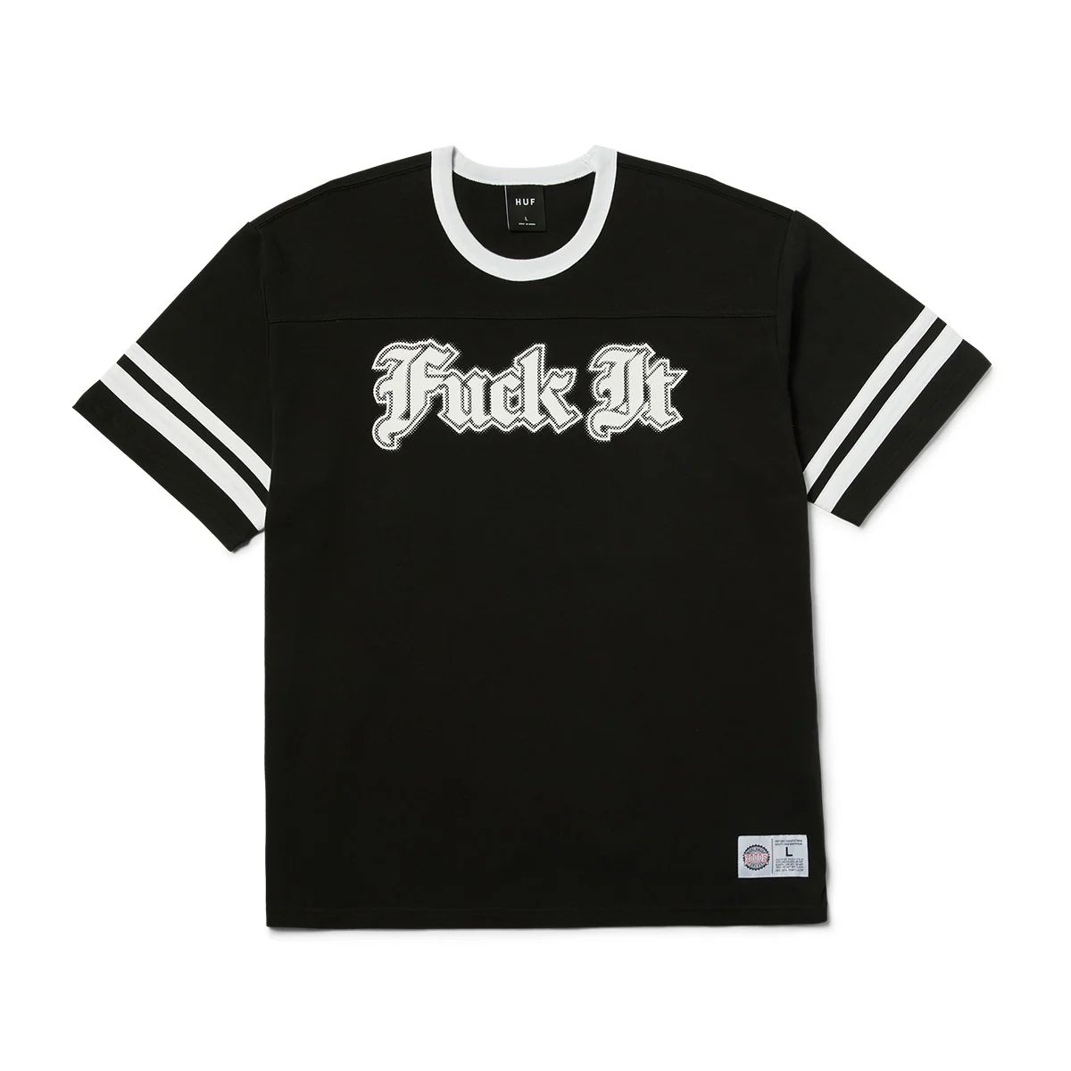 HUF - Polera Negra Hombre IVES HUF