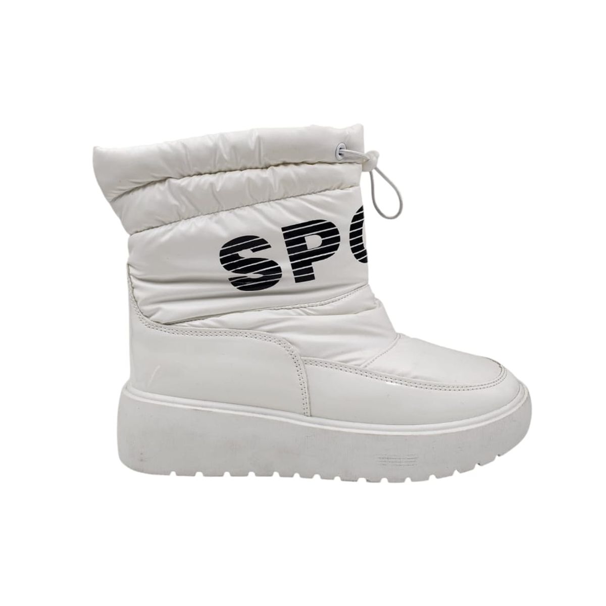 HERIEL - Bota Blanco Impermeable Mujer