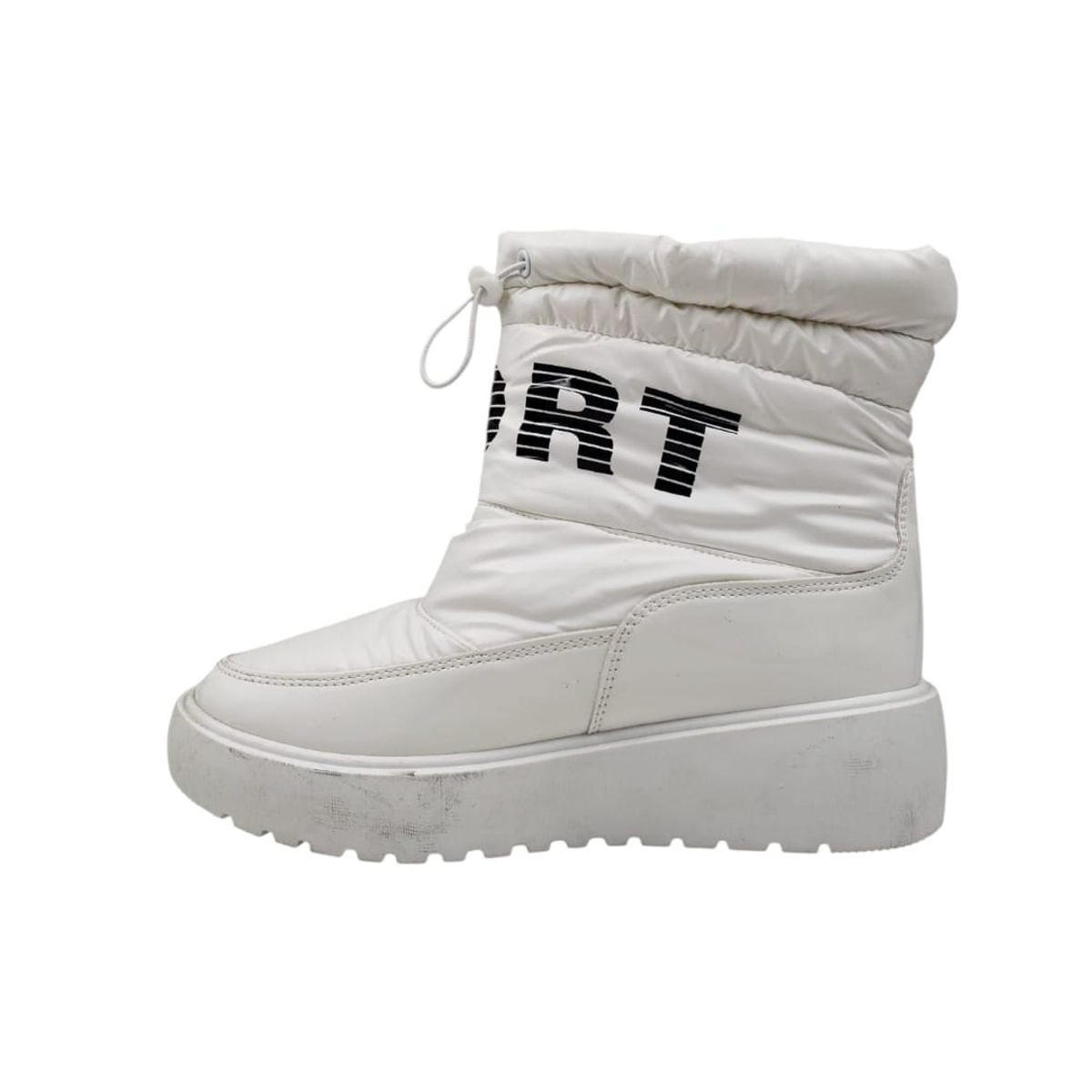 HERIEL - Bota Blanco Impermeable Mujer