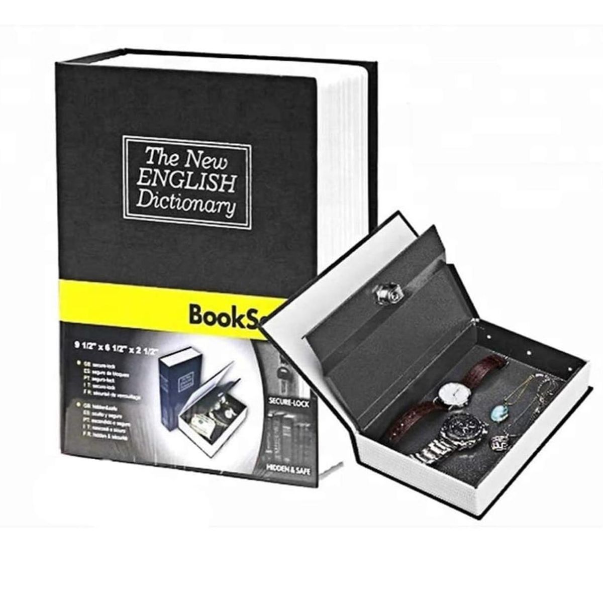 GENERICO - Caja Fuerte De Seguridad Forma De Libro