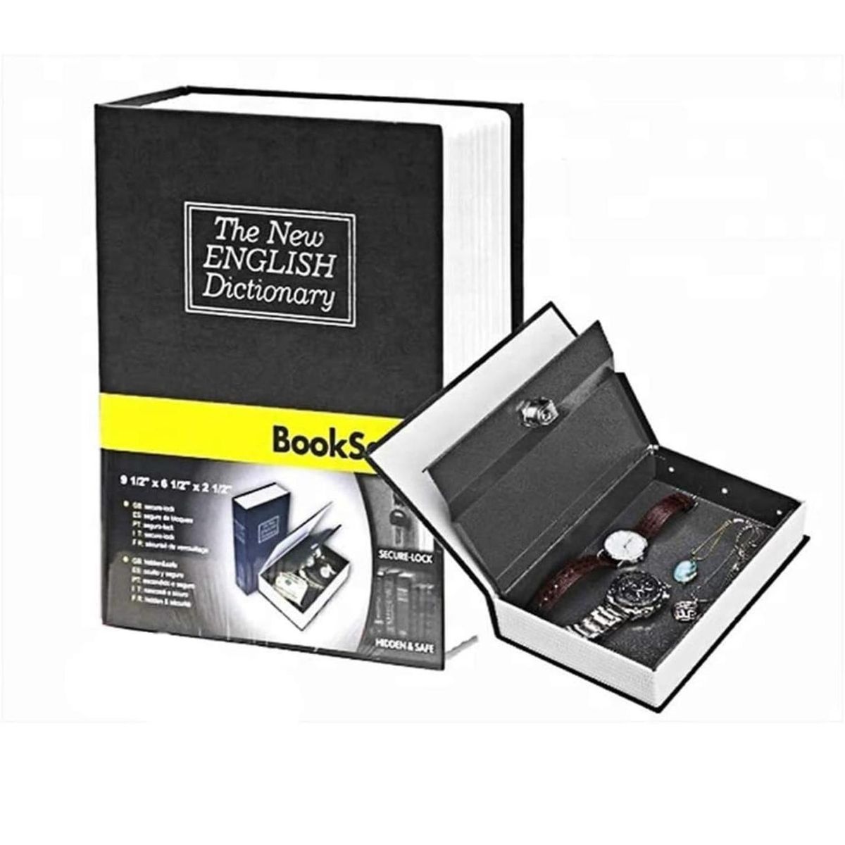 GENERICO - Caja Fuerte De Seguridad Forma De Libro
