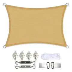 GENERICO - Toldo Vela Rectangular 3.5 x 4 M