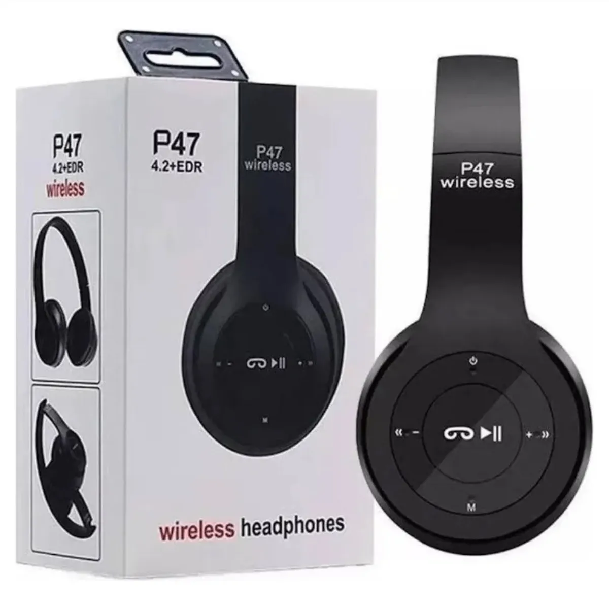 GENERICO - Auriculares Bluetooth P47 + SD FM