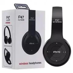 GENERICO - Auriculares Bluetooth P47 + SD FM