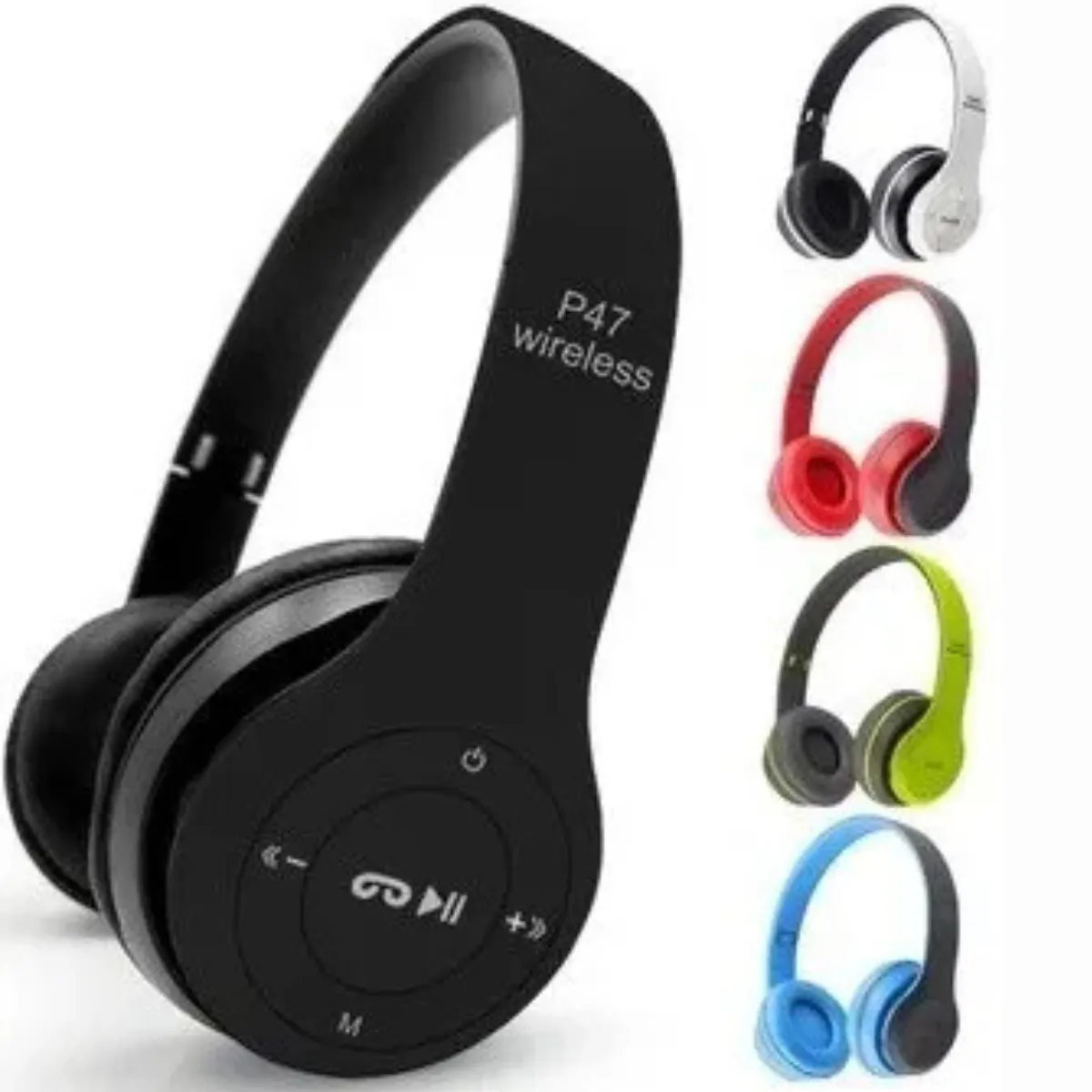 GENERICO - Auriculares Bluetooth P47 + SD FM