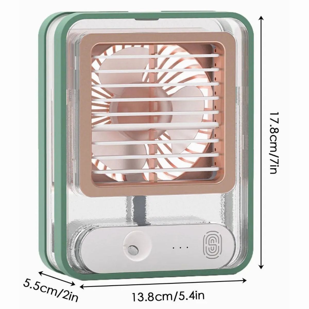 GENERICO - Mini Ventilador Portátil 3 Velocidades