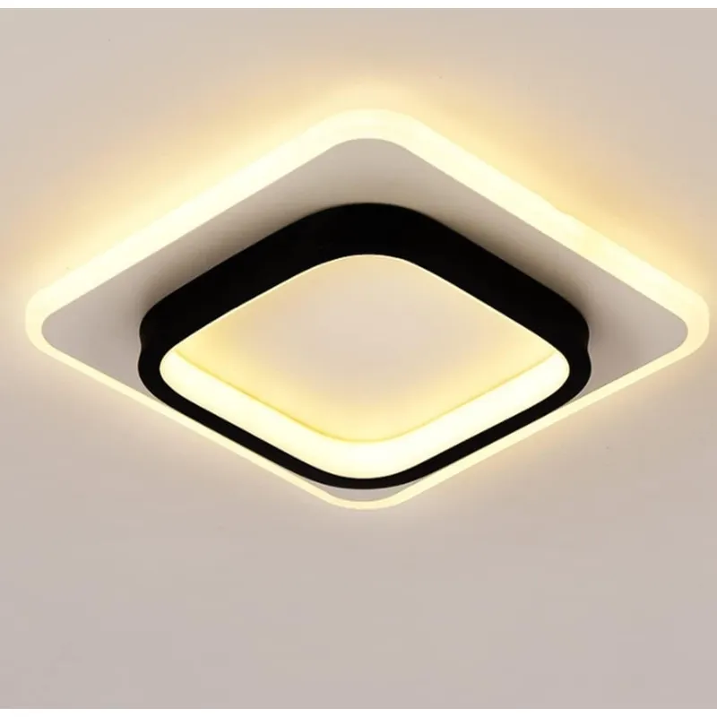 TATEE - Lámpara Led techo moderna Luces de pasillo luz tricolor Ajustable