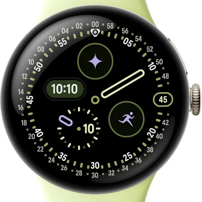 GOOGLE - Google Pixel Reloj 4 41mm - Limoncillo Banda Con Champán Caja Dorada