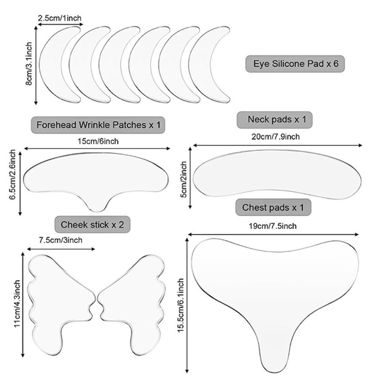 ATURE - Parche Silicona Reutilizable Arrugas Frentepechocuello