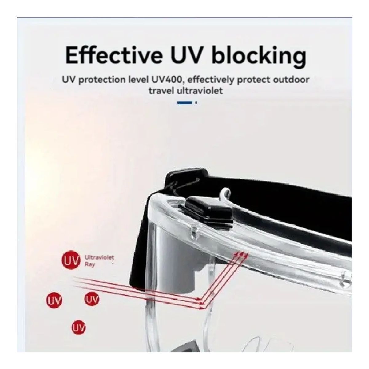 ATURE - Lentes Seguridad Antiparras Gafas Proteccion Banda Ajustable