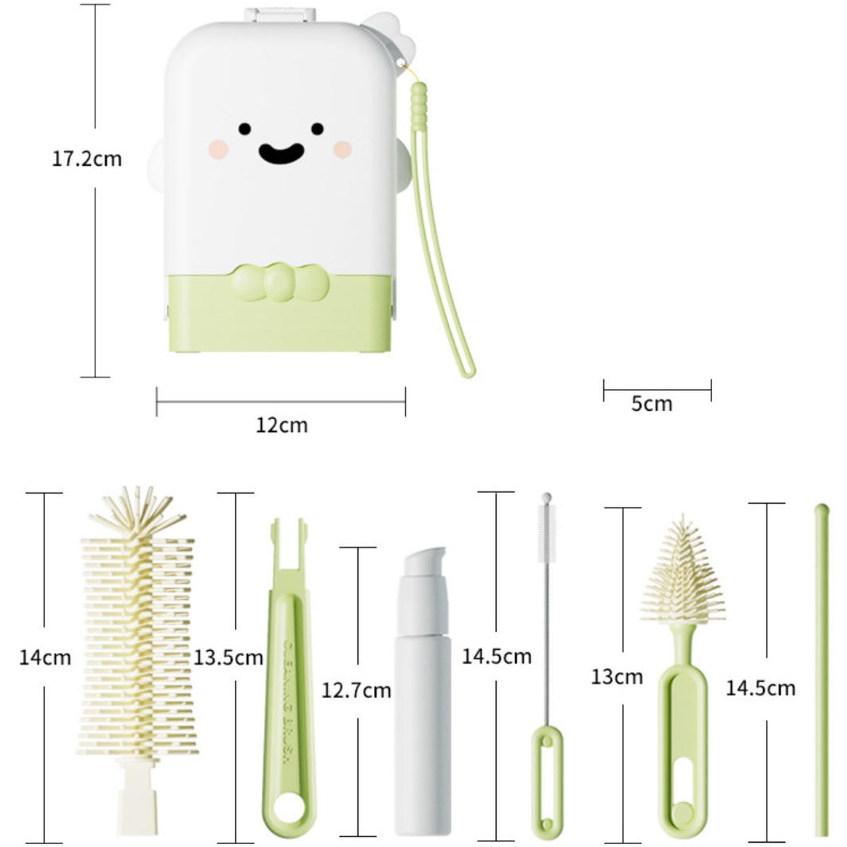 ATURE - Escurridor De Mamaderas Con Bandeja De Secado 7 Piezas