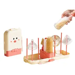 ATURE - Escurridor De Mamaderas Con Bandeja De Secado 7 Piezas