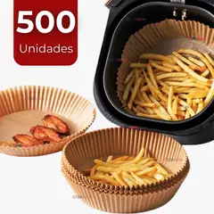 UTILISIMO - Kit De 500 Unidades Forros Desechables Antiadherentes Papel Para Freidora De Aire