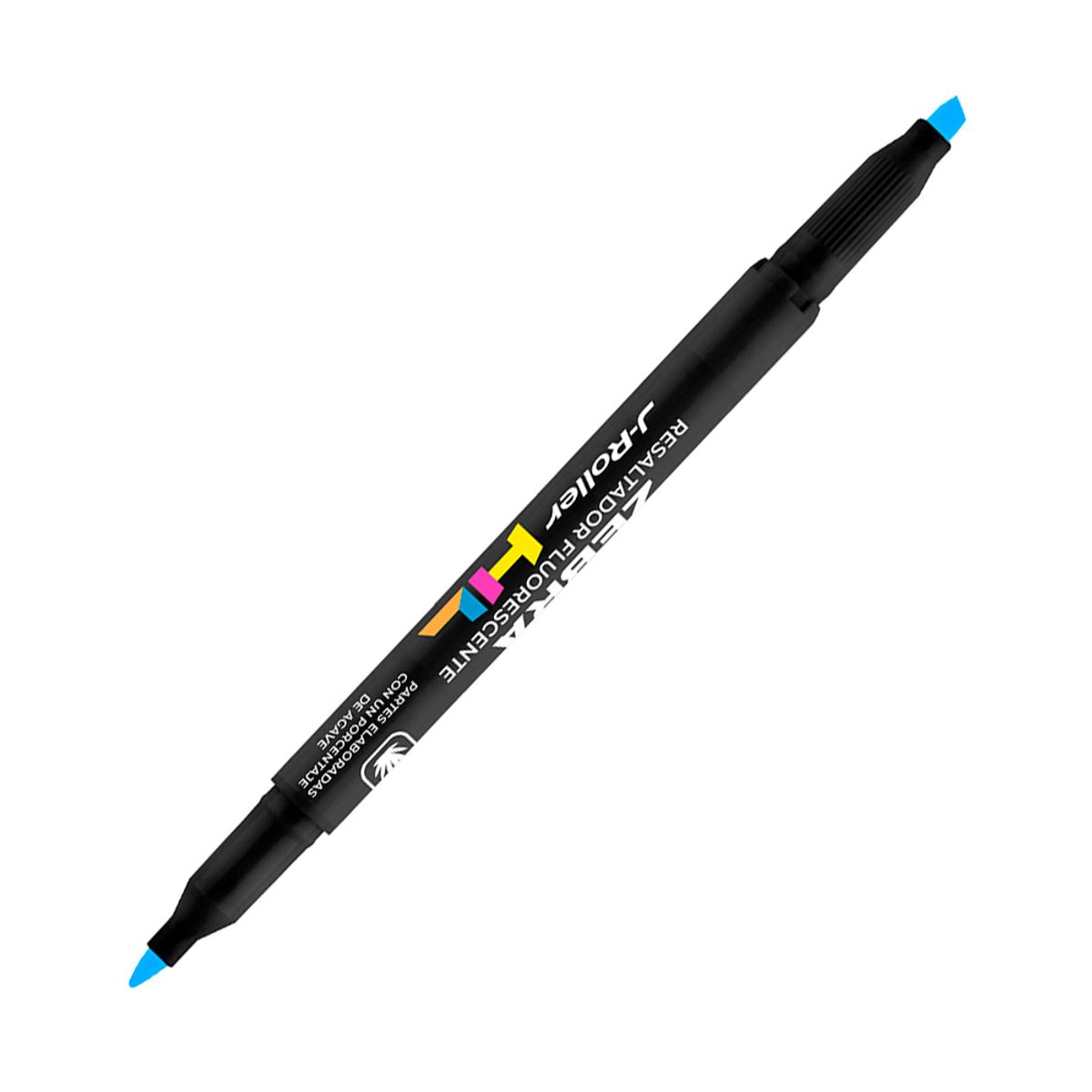 ZEBRA - Destacador Doble Punta J Roller Azul Zebra