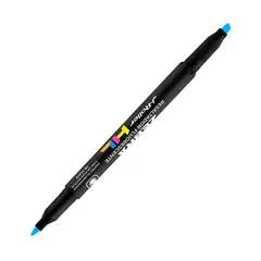 ZEBRA - Destacador Doble Punta J Roller Azul