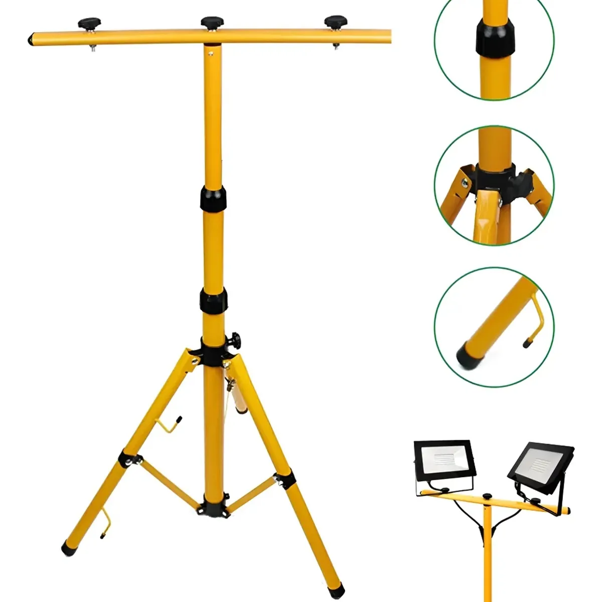 KINDA NICE - Soporte Base Atril Tripode Para Foco Led 220v O Emergencia