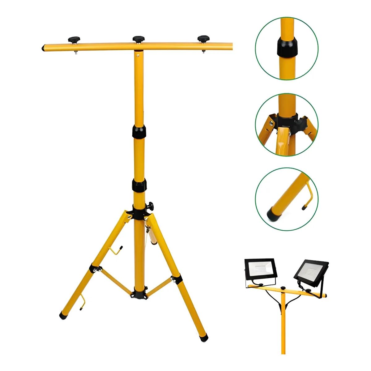 KINDA NICE - Soporte Base Atril Tripode Para Foco Led 220v O Emergencia