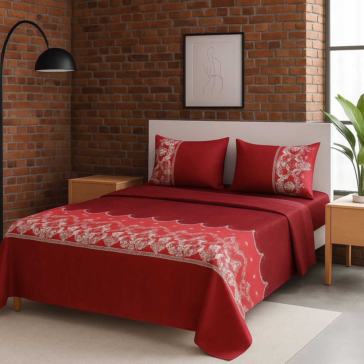 ARMONIA - formato 770 sábanas KING 2½ P 144 hilos clásicas