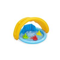 Piscina Inflable Con Techo y Juegos Para Bebés 115x89x76cm