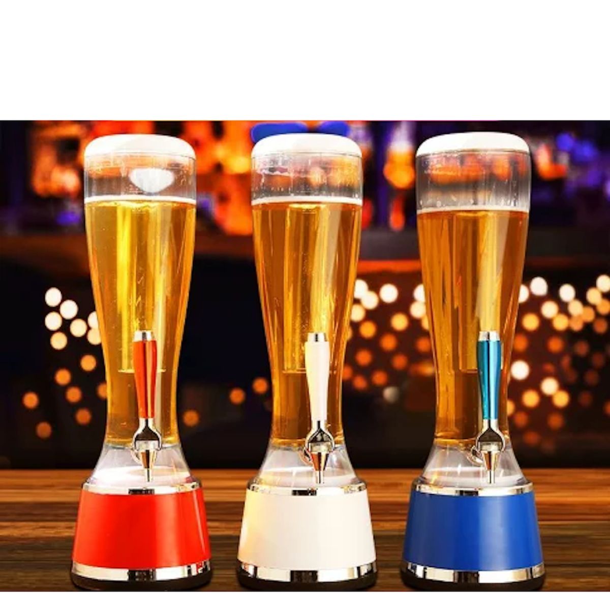 GENERICO - Torre Dispensador Jirafa Bebidas Con Parlante