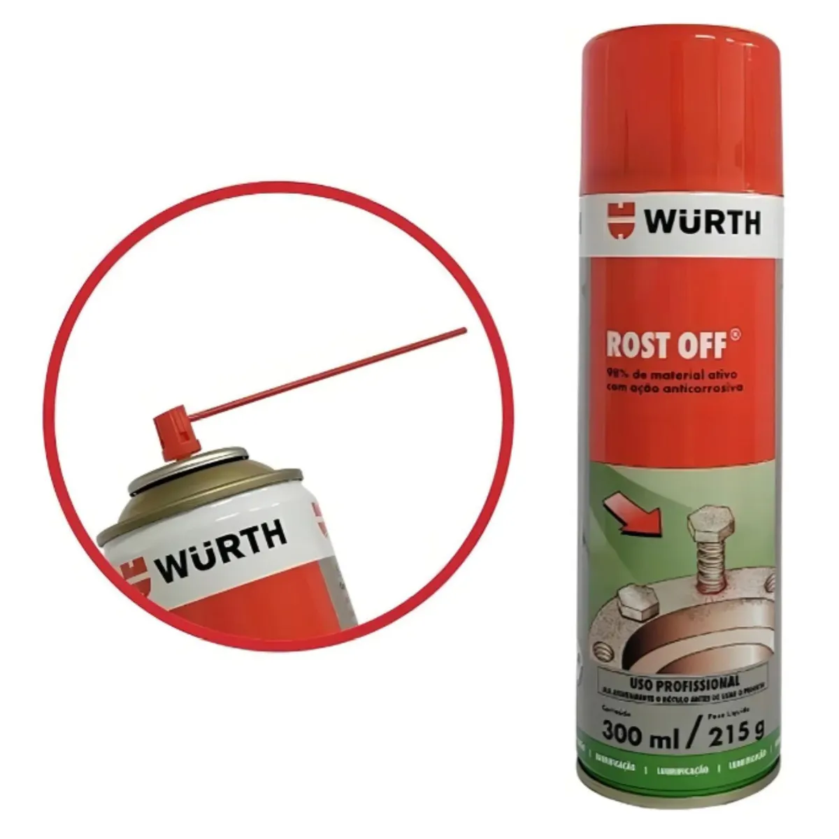 Lubricante Removedor de Oxido Rost Off Wurth 300 Ml., marca WURTH - Foto 2