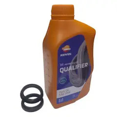 GENERICO - Retenes Telescopicas + Liquido para Moto Yamaha R3A MT 03A