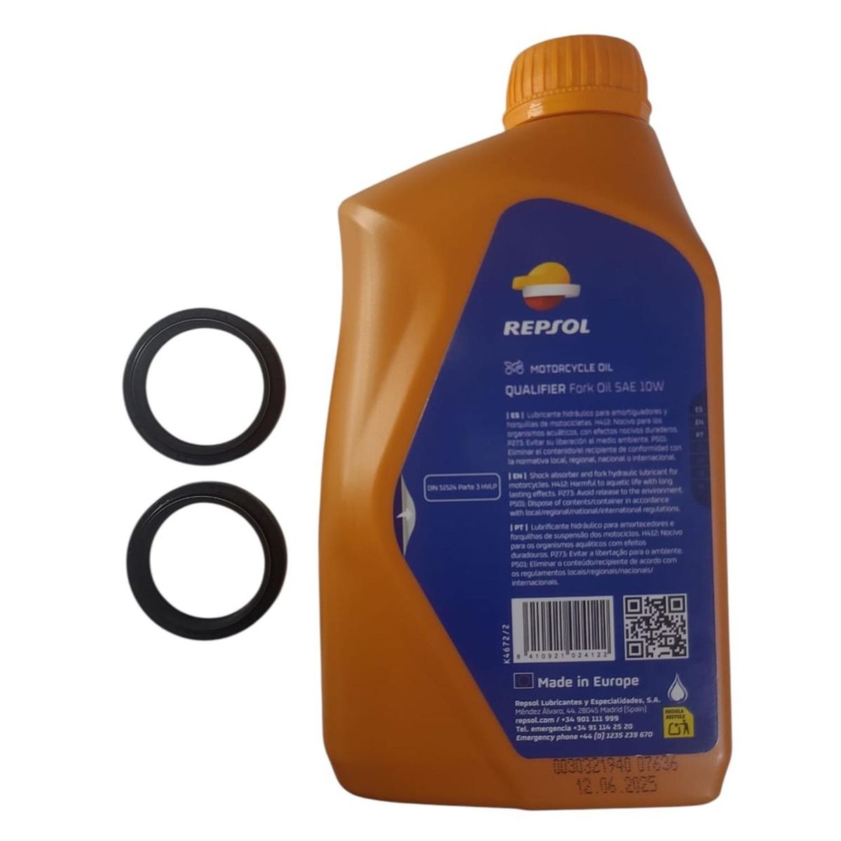 GENERICO - Retenes Telescopicas + Liquido para Moto Yamaha R3A  MT 03A
