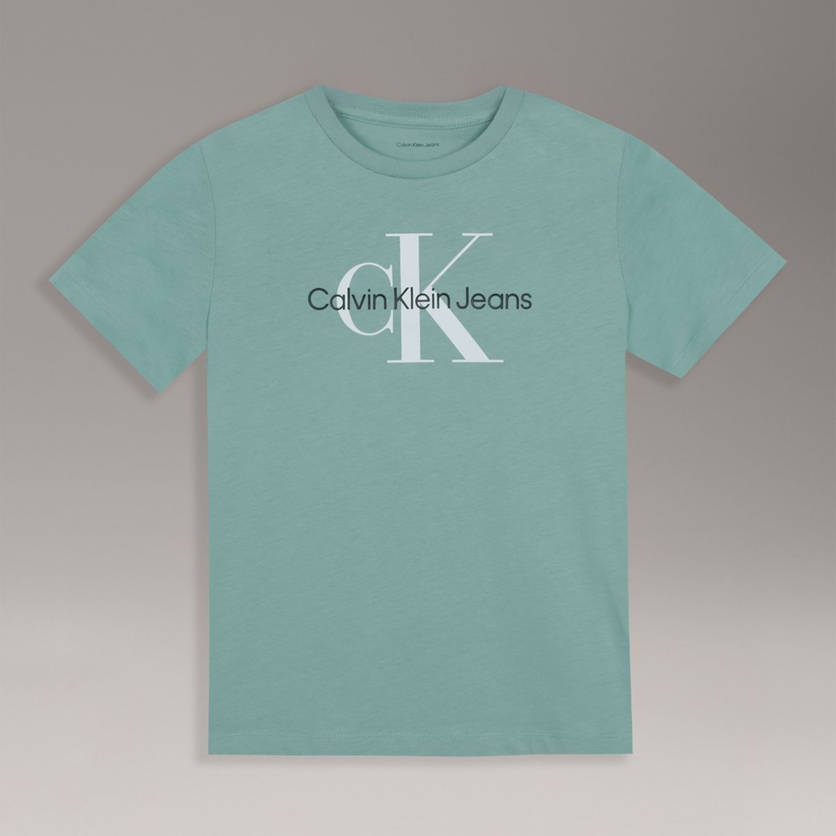 CALVIN KLEIN - Polera Unisex CK Monogram Verde Calvin Klein