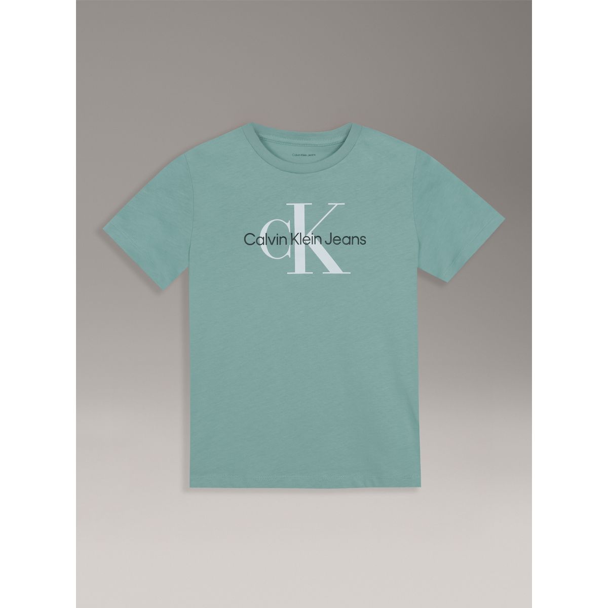 CALVIN KLEIN - Polera Unisex CK Monogram Verde Calvin Klein