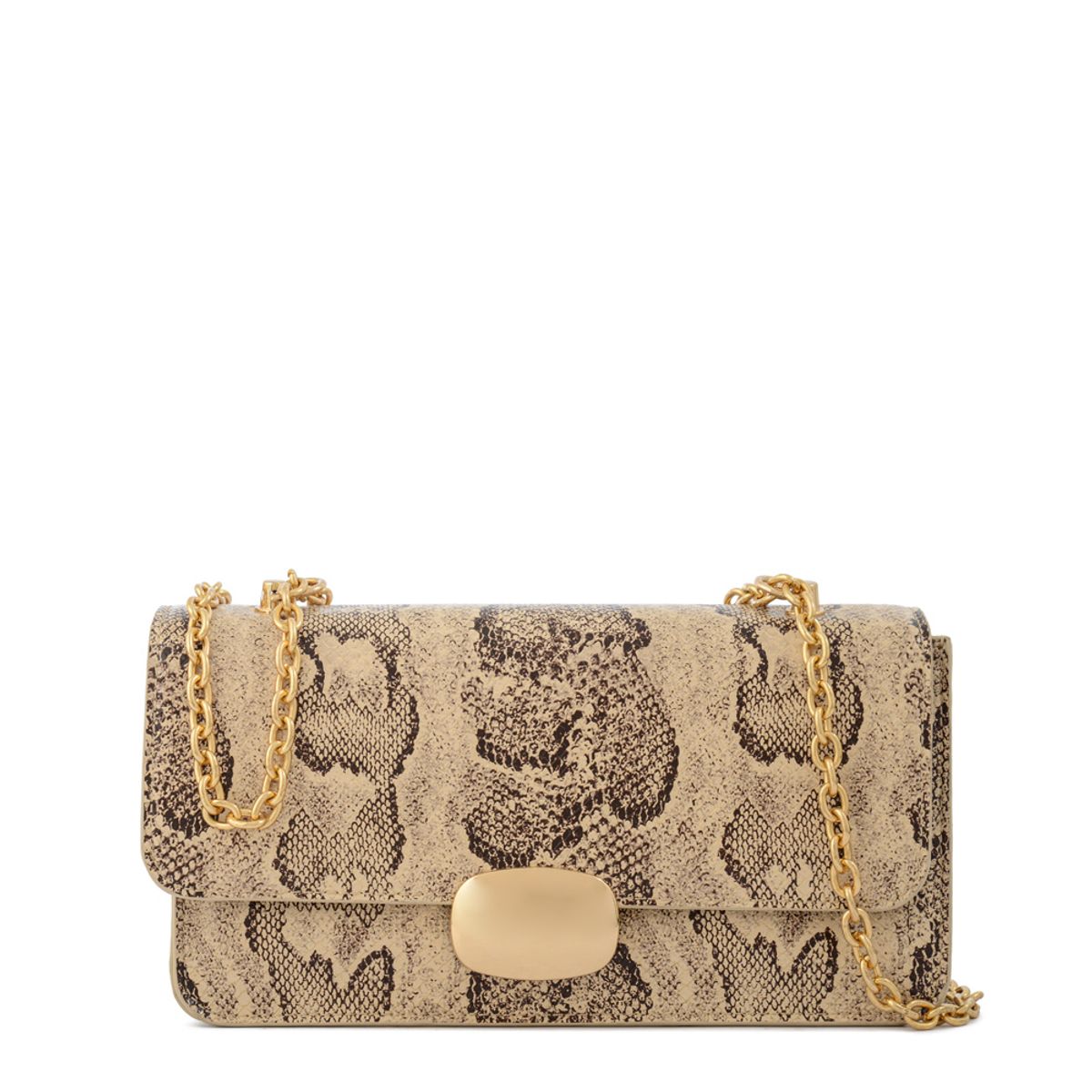 AMPHORA - Cartera fiesta beliza pequeña beige oscuro