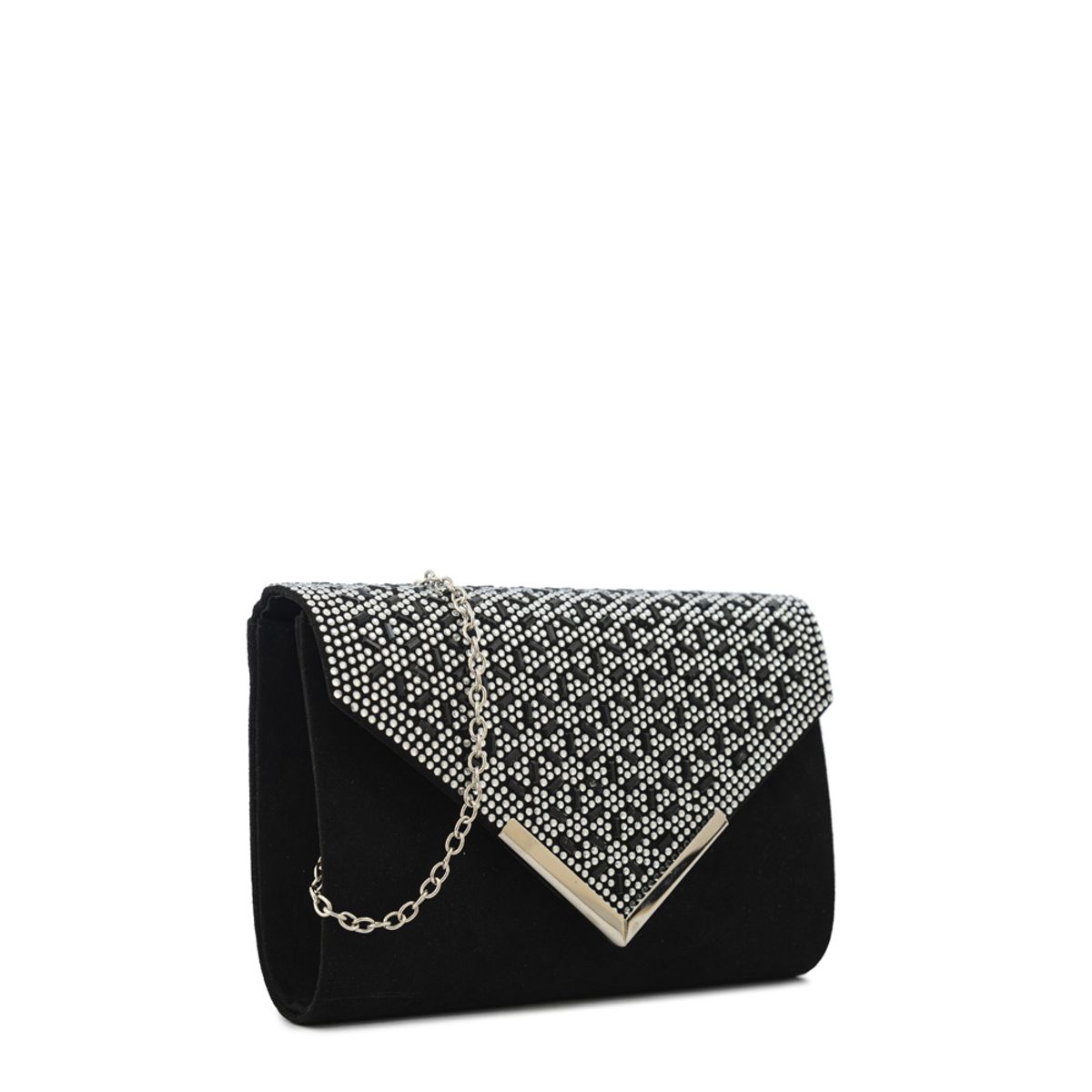 AMPHORA - Cartera fiesta lucero pequeña negro