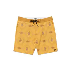 BILLABONG - Traje de baño Hombre Good times Amarillo