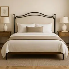 GENERICO - Respaldo de Cama de fierro Aura de forja