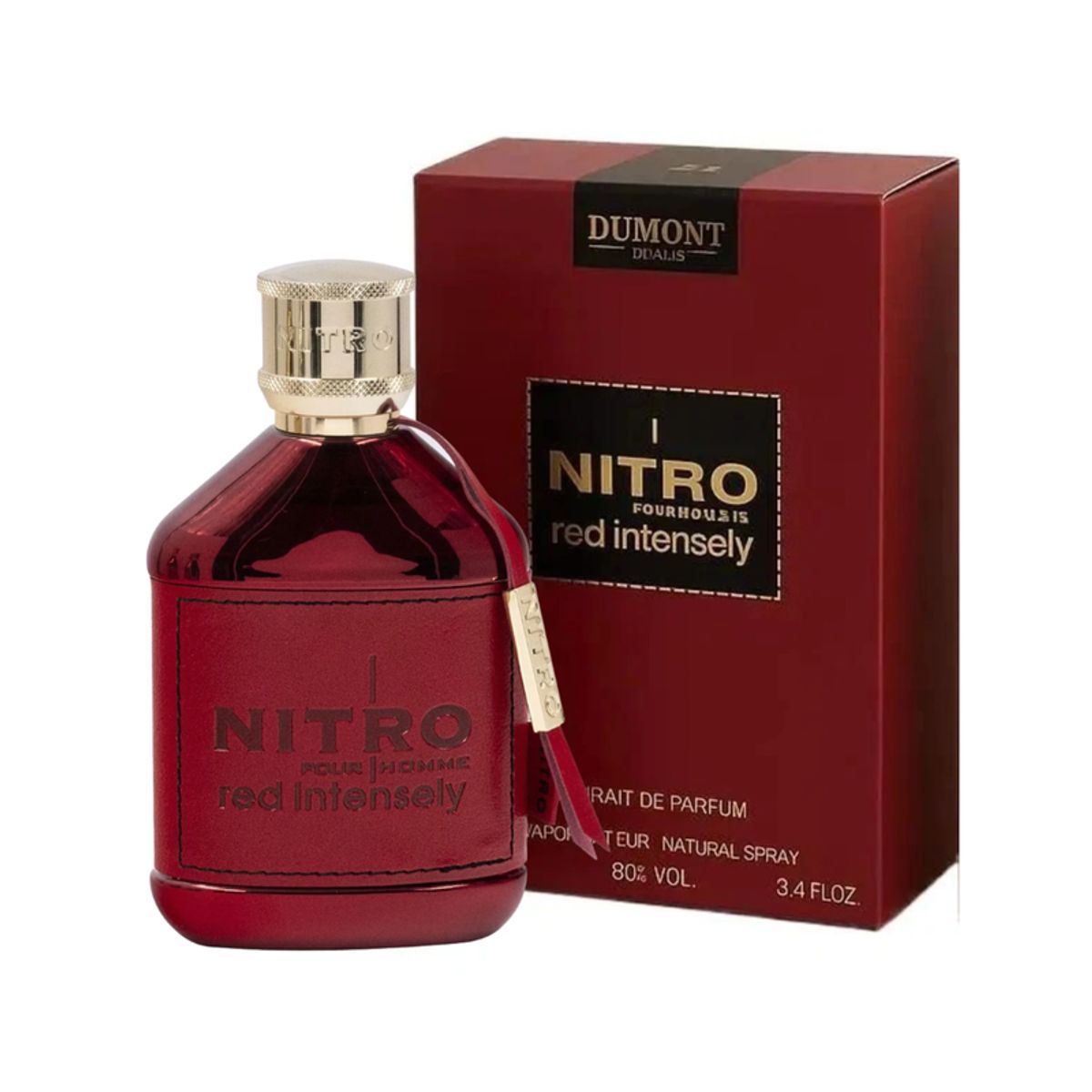 DUMONT - Perfume Nitro Pour Homme Red Intensely Extrait de Parfum 100ml Dumont