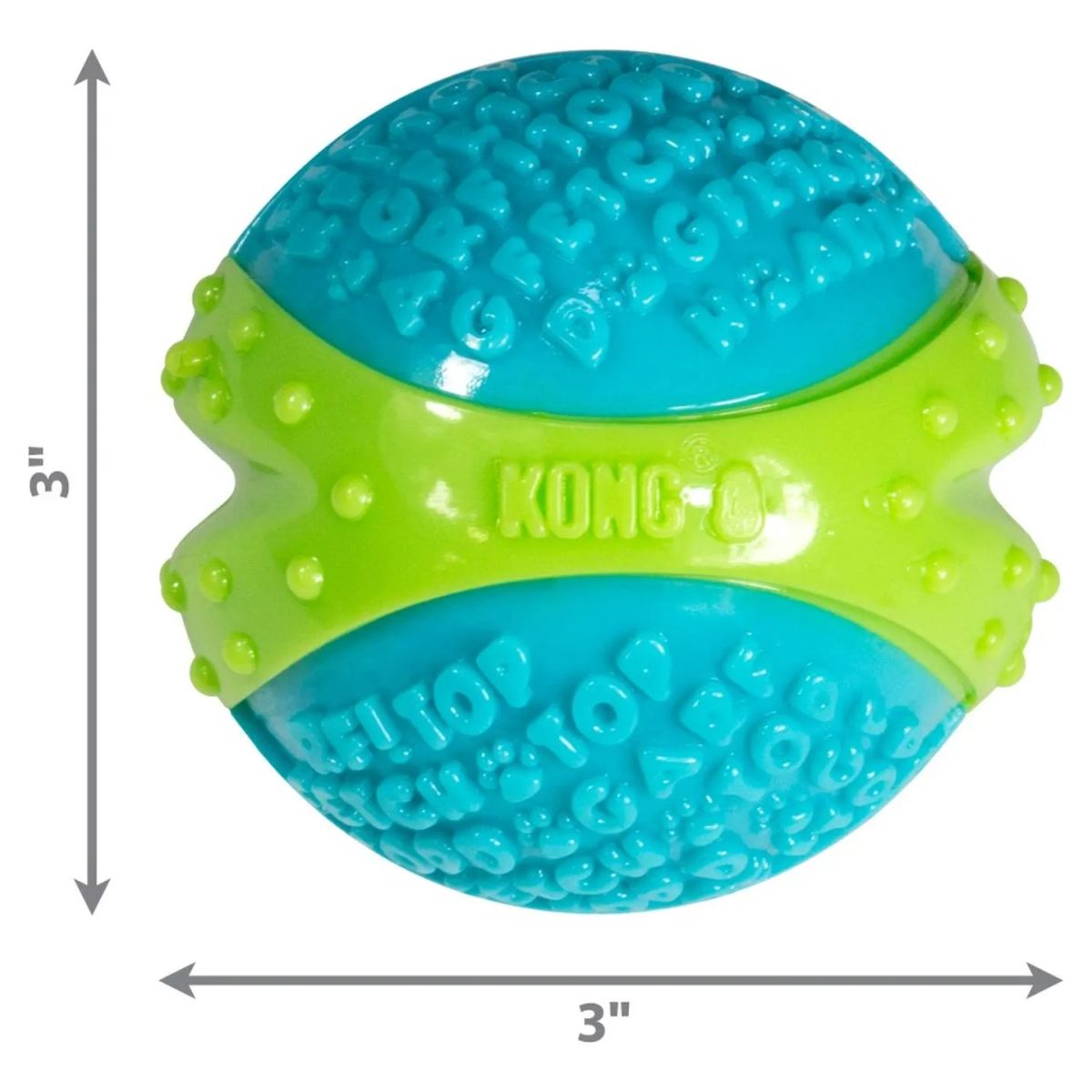 KONG - Kong Corestrength Ball L Pelota Juguete Dental Con Textura