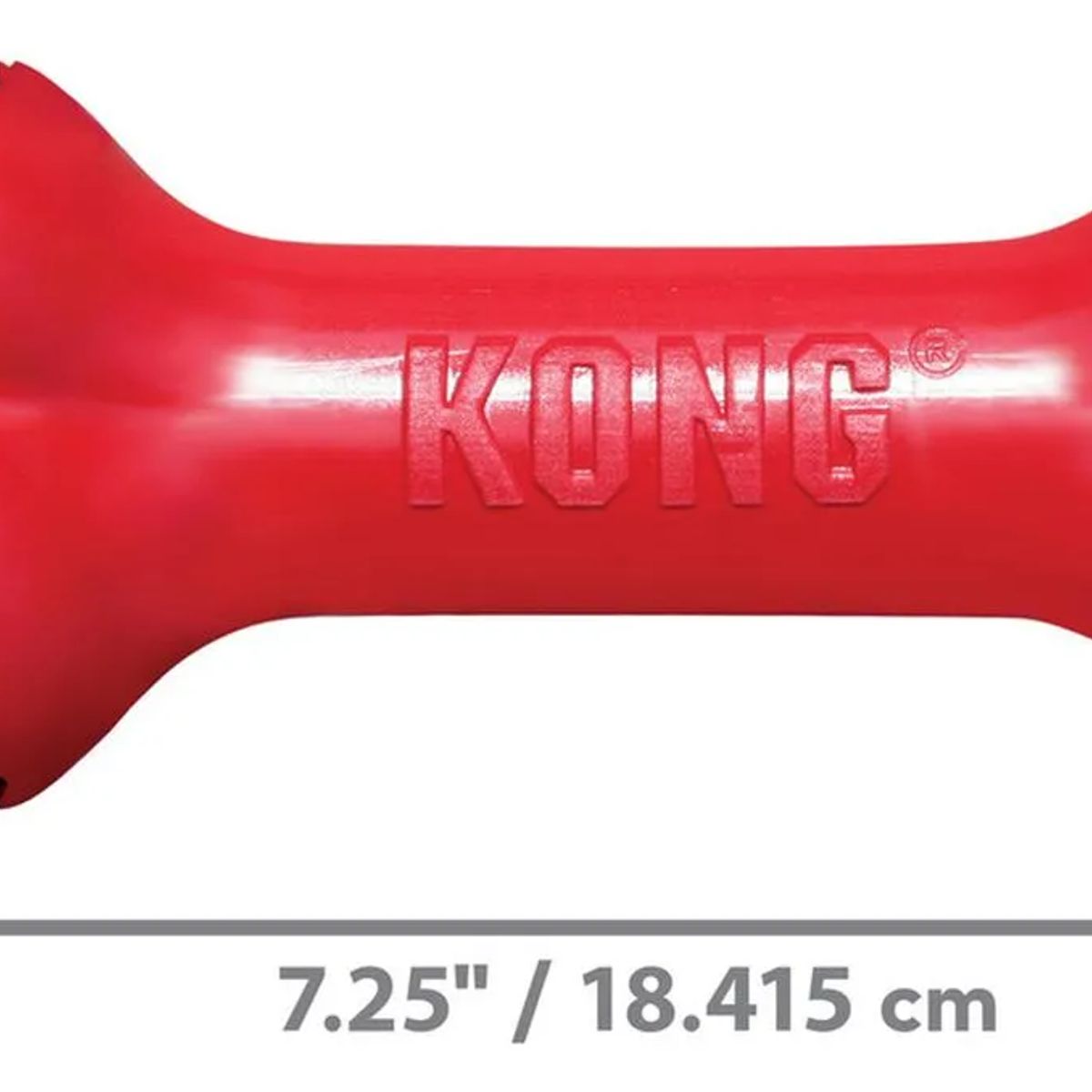 KONG - Kong Goodie Bone Hueso Rellenable Juguete Para Perro Talla M Rojo
