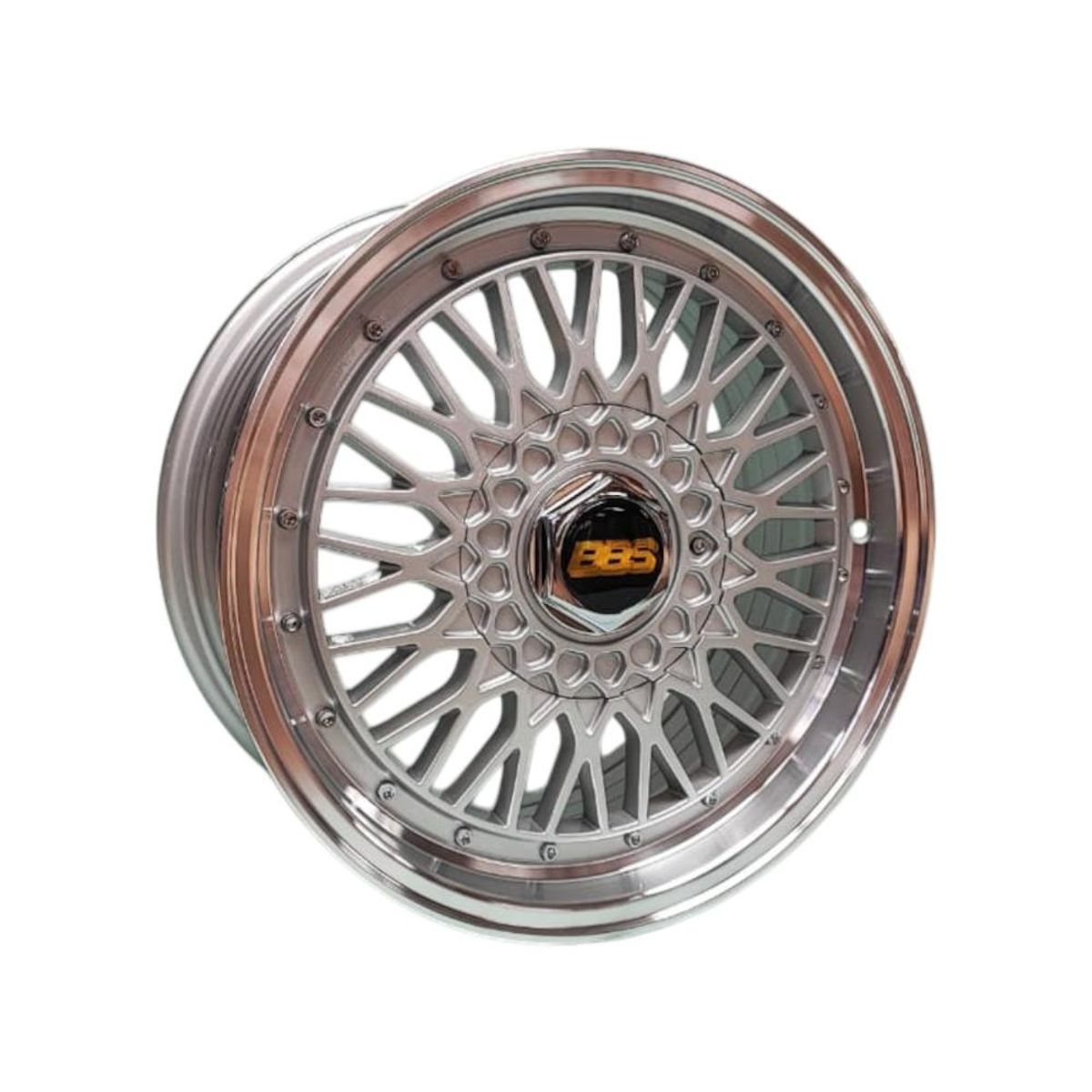 GENERICO - Juego de Llantas 16X7 5x108 Et40 Silver machine lip 508 CS