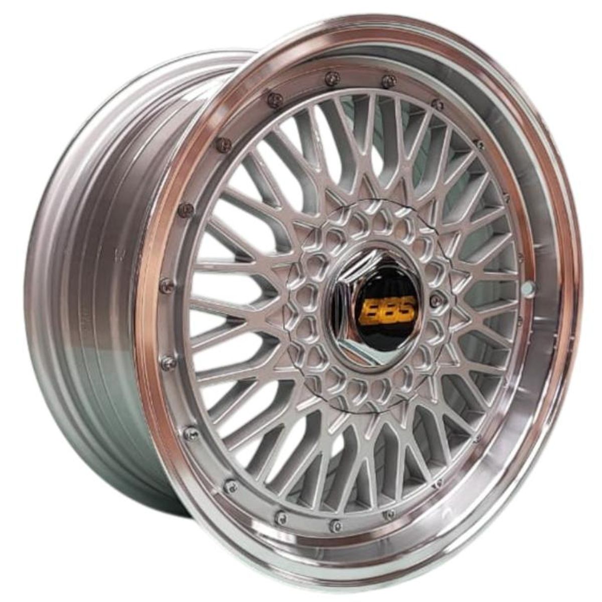 GENERICO - Juego de Llantas 16X7 5x108 Et40 Silver machine lip 508 CS