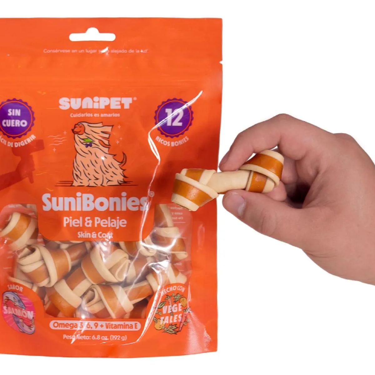 SUNIPET - Sunipet Snack Para Perros Sunibonies Piel Y Pelaje 192g