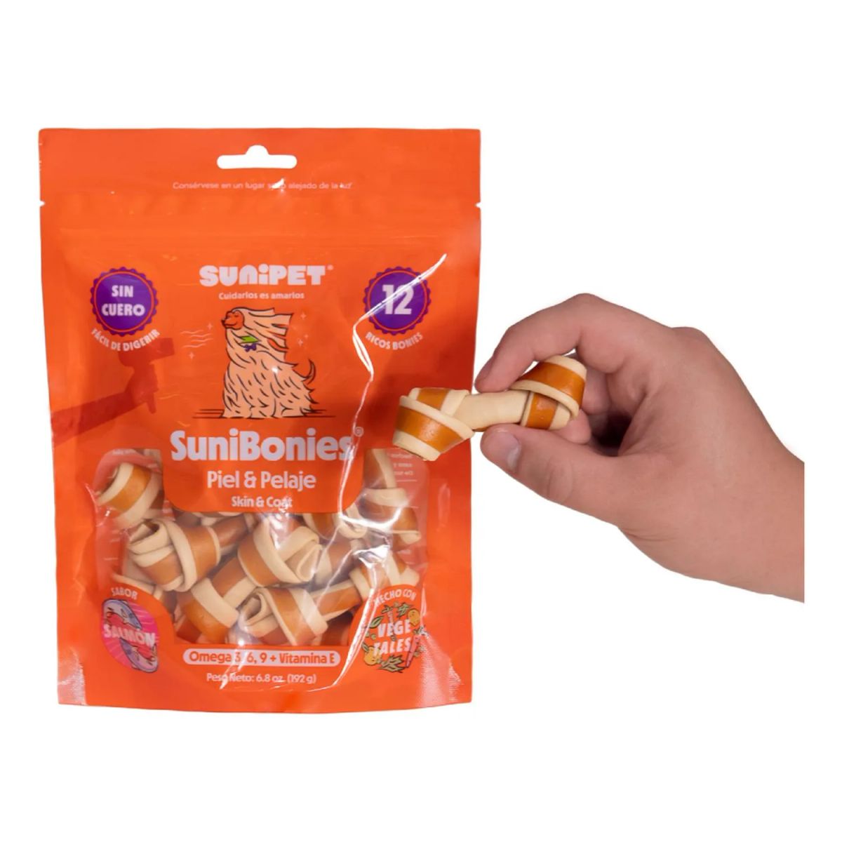 SUNIPET - Sunipet Snack Para Perros Sunibonies Piel Y Pelaje 192g