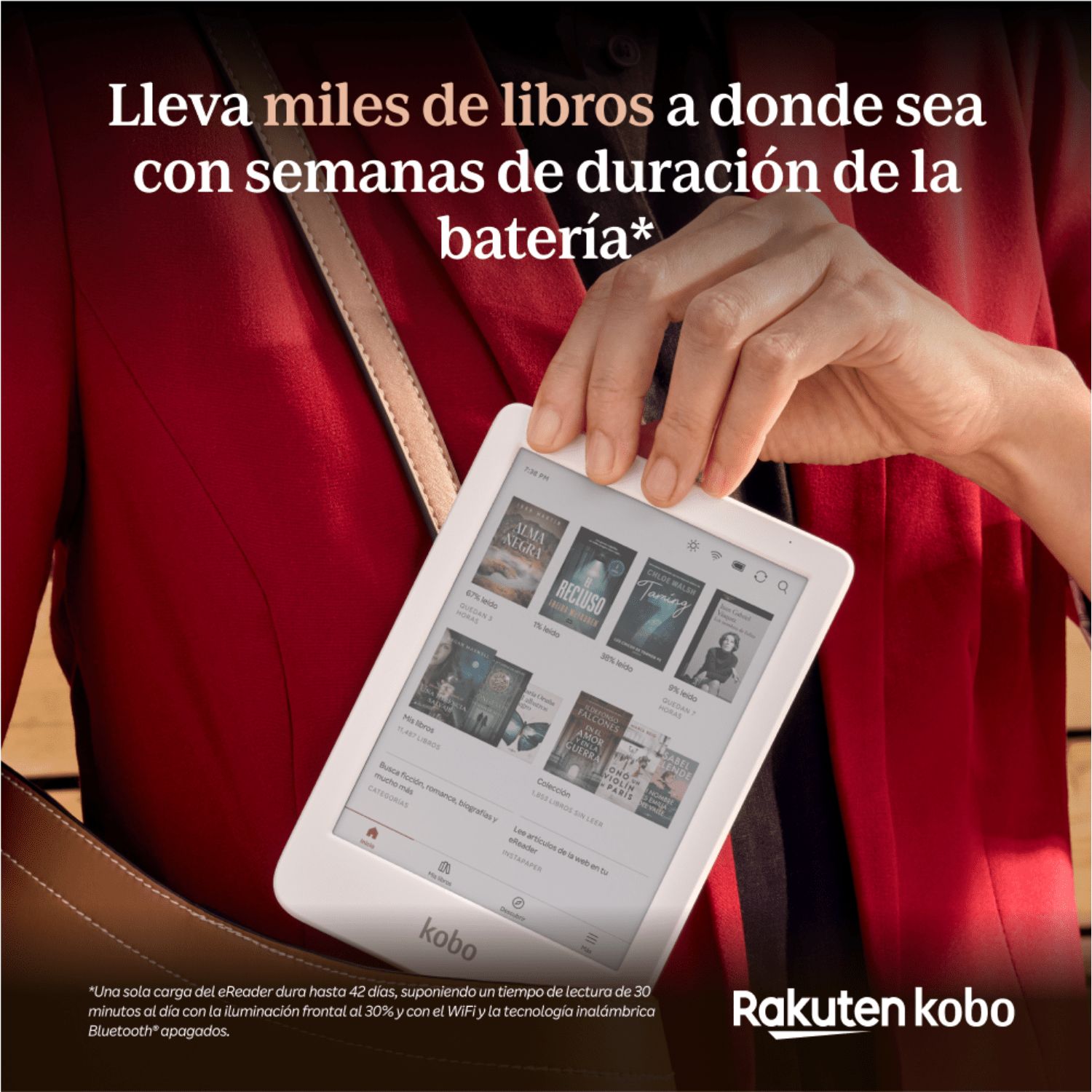 KOBO Lector E Reader Kobo Clara Colour HD 6 Waterproof 16GB Blanco