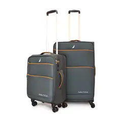 NAUTICA - Pack 2 maletas de tela S+M Lisboa 10k y 20k gris